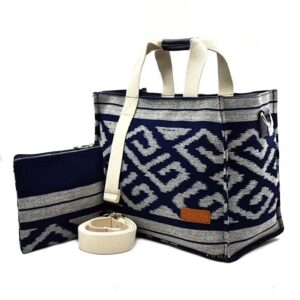 Ananta Bag Water Repellent (Large) – Spacious Batik or Troso Woven Tote with Cotton Strap