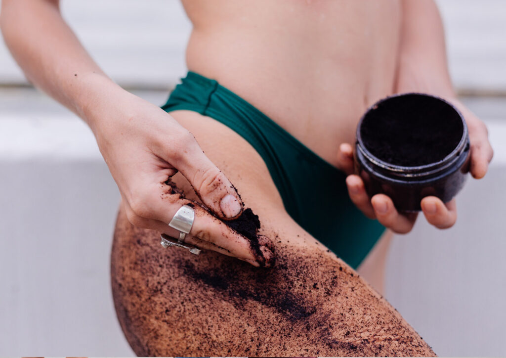 bali body scrub texture natural exfoliating skincare