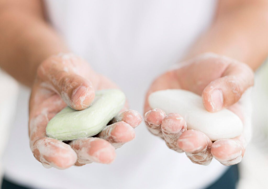 organic handmade soap with natural ingredients