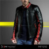 Stylish men’s superhero style leather jacket for cosplay and fashion