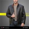 premium hoodie leather jacket men streetwear casual fashion design