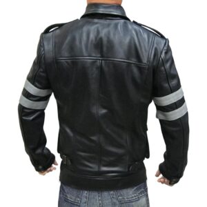 Leon Resident Evil 6 inspired leather jacket made from genuine sheepskin