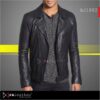 Handmade Indonesian leather jacket with YKK zipper and biker style design