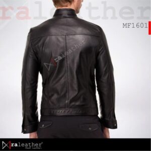 Stylish men’s casual leather jacket MF1601 for everyday wear