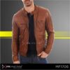 Men’s leather jacket MF1706 made from genuine sheepskin leather RA Leather