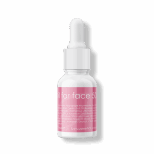 Natural anti-aging facial oil for mature skin hydration