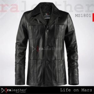 premium artistic leather jacket men safari style cinematic fashion design1