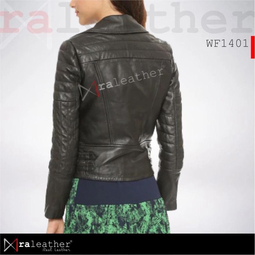 Women’s Leather Jacket WF1401 – Genuine Sheepskin RA Leather Garut1 women leather jacket WF1401 premium genuine sheepskin RA Leather Garut