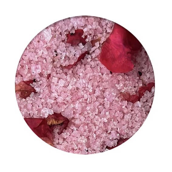 Aphrodite Bath Salt Natural Spa Mineral Soak floral spa bath crystals for soft smooth skin