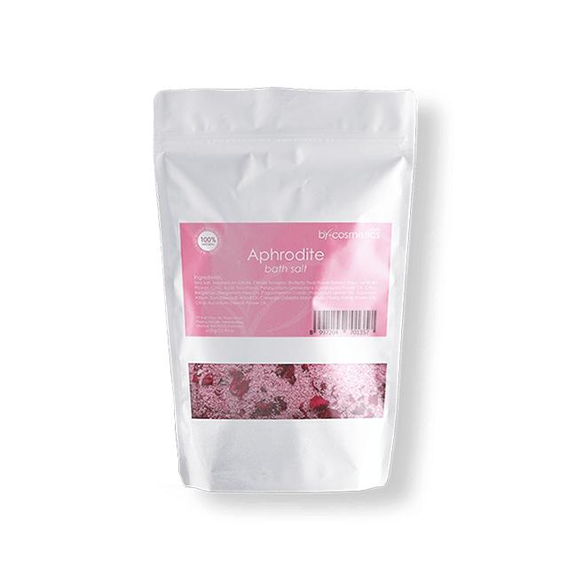Floral Bath Salt Rose Butterfly Pea Relaxation Ritual aphrodite bath salt aromatherapy wellness ritual