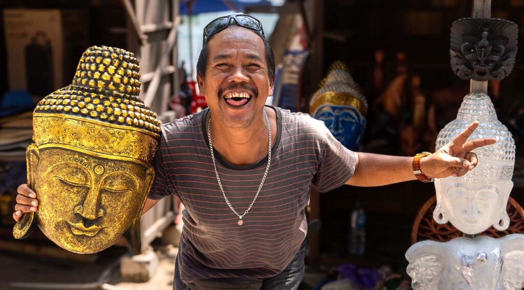 Bali souvenirs collection including handmade jewelry coffee bags and authentic gifts