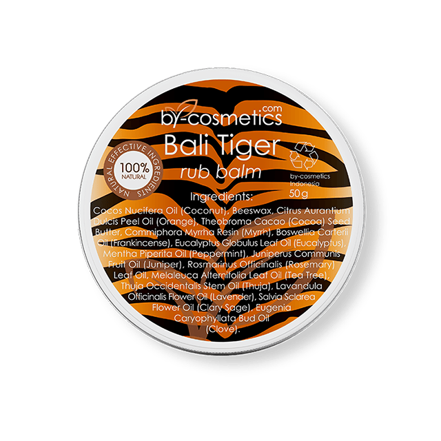 Bali Tiger Balm Herbal Muscle Rub Natural Care bali tiger balm with eucalyptus peppermint and clove