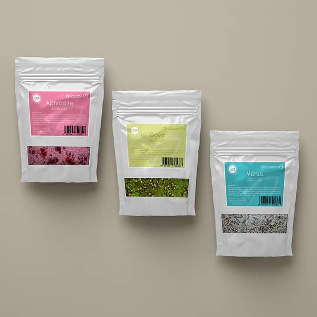 Natural Epsom Sea Salt Bath Wellness Treatment natural bath salt with rose and essential oils spa treatment