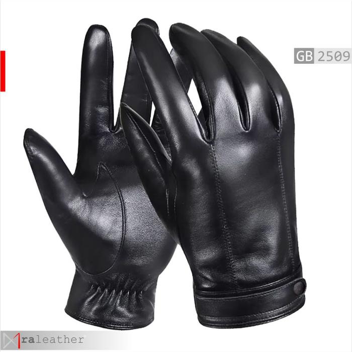 black-elegant-leather-riding-gloves-gb2509.jpg Premium genuine leather gloves with comfortable ergonomic fit and minimalist black design