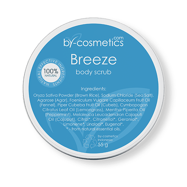 Refreshing Spa Body Scrub Tropical Skincare refreshing body scrub with sea salt and rice exfoliant