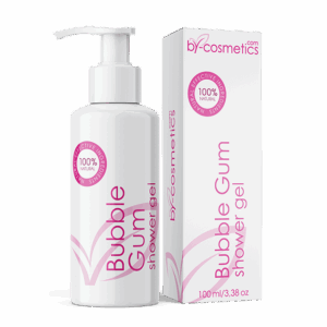 pink shower gel for soft clean skin care routine