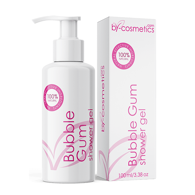 Bubble Gum Shower Gel Natural Body Wash pink shower gel for soft clean skin care routine