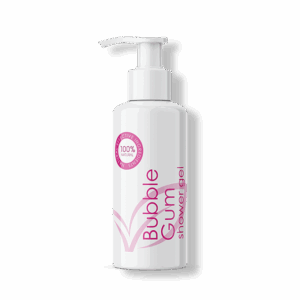 natural bubble gum shower gel for daily body cleansing