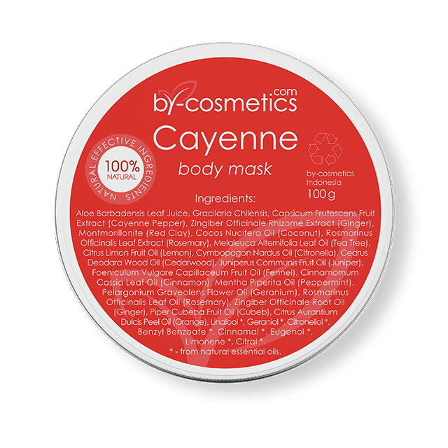 Anti Cellulite Warming Mask Bali Spa Cosmetic Product warming cayenne body mask for cellulite skin care