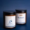 Coffee candle aromatherapy with Black Coffee and Vanilla scent, handmade Bali candle for home relaxation and cozy café atmosphere