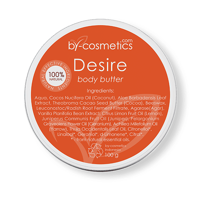 Desire Body Butter Natural Skin Nourishment natural body butter for deep skin hydration and softness