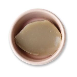 Detox face mask with aloe vera and marine algae texture close-up