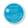 Natural facelift facial mask with seaweed and aloe for skin lifting