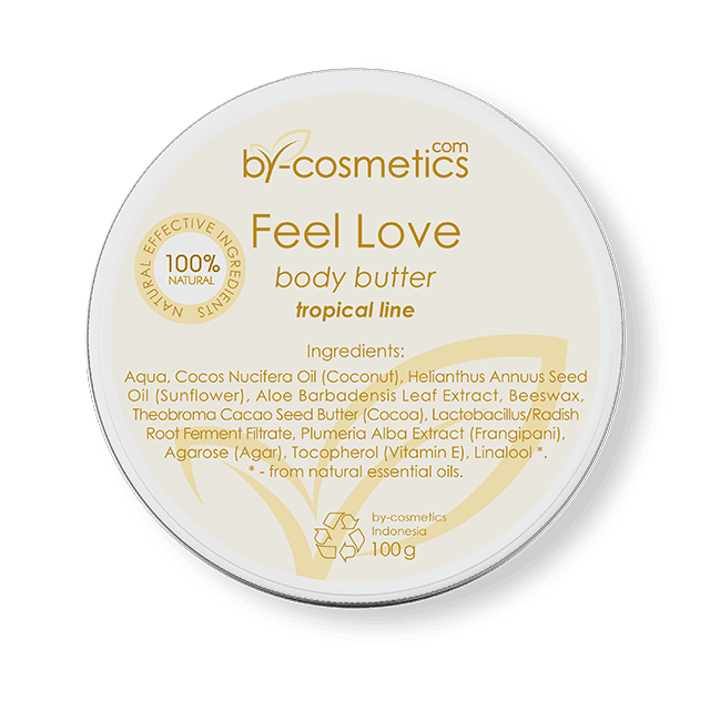 Feel Love Body Butter Frangipani Spa Care floral moisturizing cream for soft glowing skin