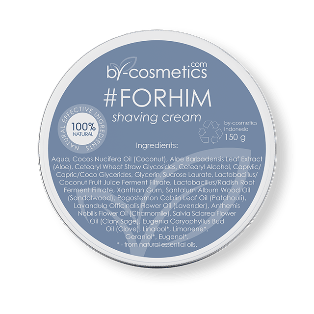 Natural Men Shaving Cream For Smooth Razor Glide
