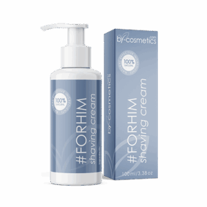 Soothing shaving cream reducing irritation and redness