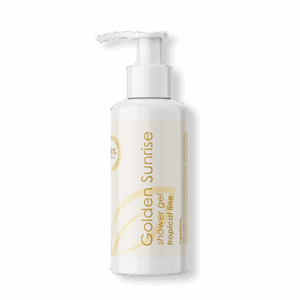 natural shower gel with tropical frangipani aroma