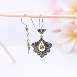 Elegant Bali style peacock jewelry with symbolic design