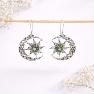 Elegant handmade cosmic earrings for women