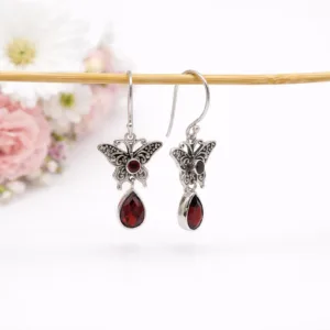 Lightweight handmade butterfly earrings for women