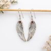 Handmade sterling silver wing earrings inspired by protection and freedom