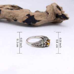 Nature inspired frangipani ring handcrafted Bali artisan jewelry detail