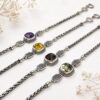Elegant cushion chain bracelet with modern structure