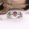 Handmade Bali silver cosmic ring premium artisan jewelry detail