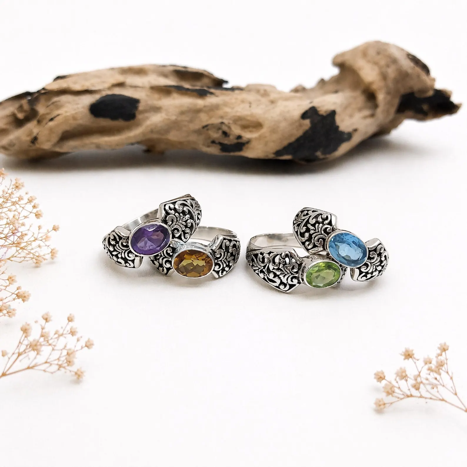 Nature Inspired Engraved Ring Jewelry Styling1 Minimal silver ring worn on hand elegant bohemian style jewelry