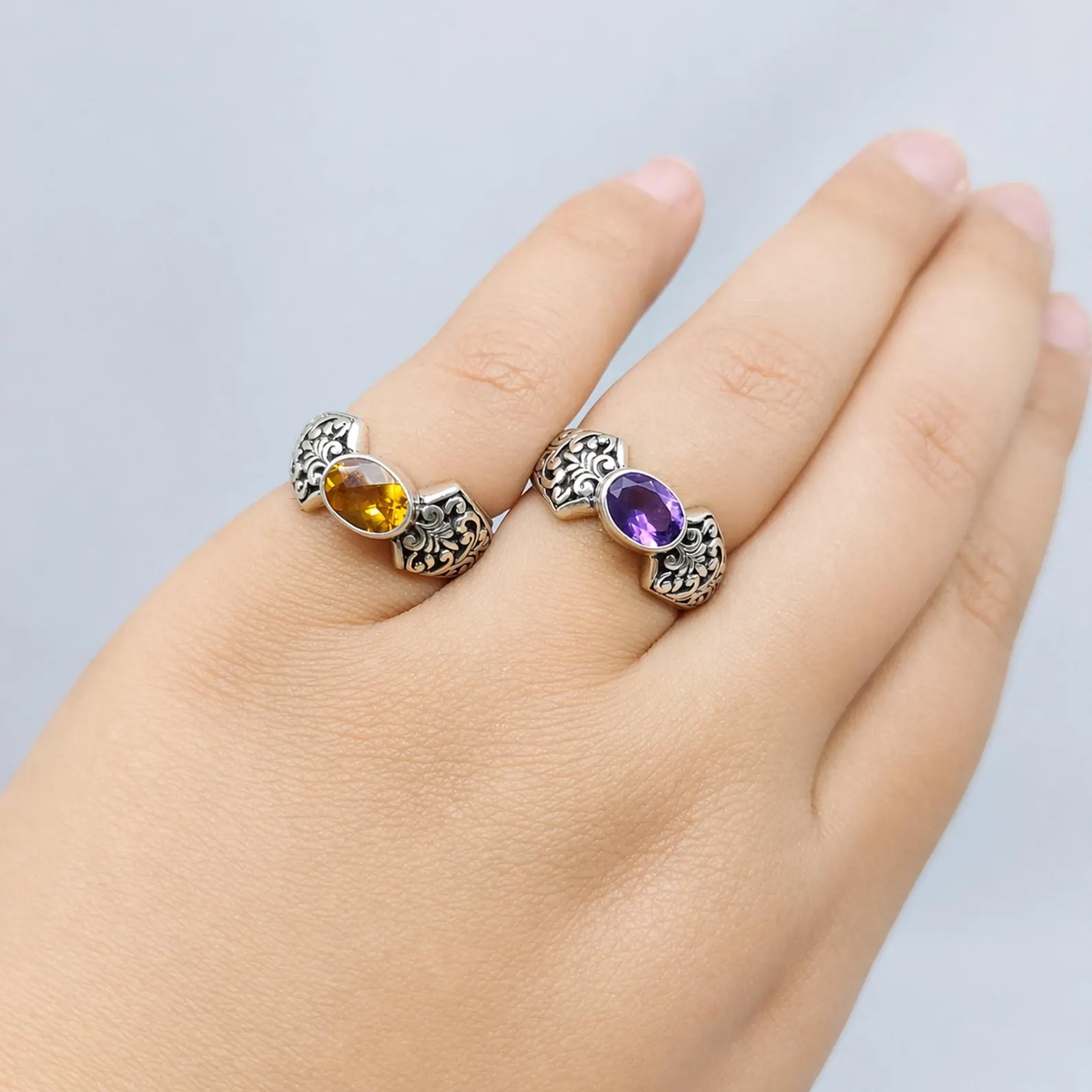 Minimal Sterling Silver Band Ring Premium Look