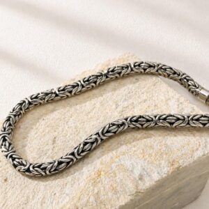 Layered Byzantine bracelet styling for modern look