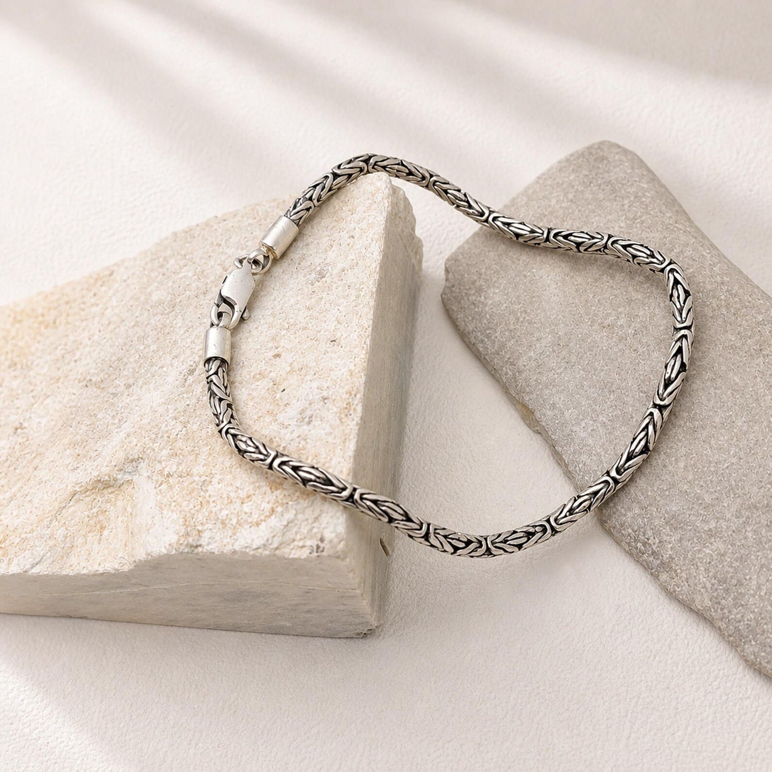 Layered Thin Byzantine Bracelet Styling Layered fine Byzantine bracelet styling for women