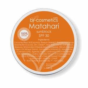 Natural mineral sunblock SPF 30 with zinc oxide protection