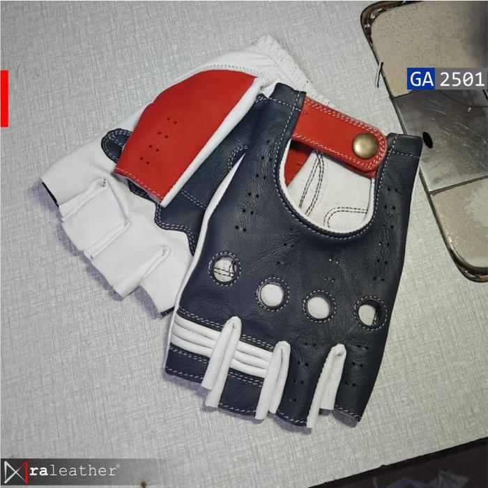 premium-motorcycle-riding-gloves-genuine-leather-ga2501.jpg Premium half-finger motorcycle gloves RA Leather GA2501 made from 100% genuine leather