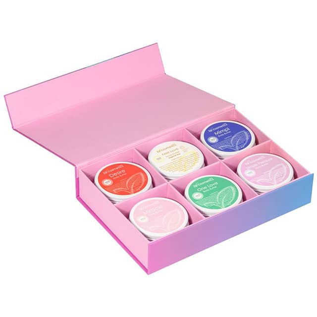 Rainbow Body Butter Set Luxury Gift Collection tropical skincare body butter set for soft smooth skin