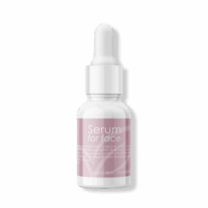 Hydrating facial serum with hyaluronic acid and silk peptides