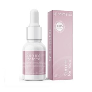 Botanical face serum with essential oils for skin regeneration