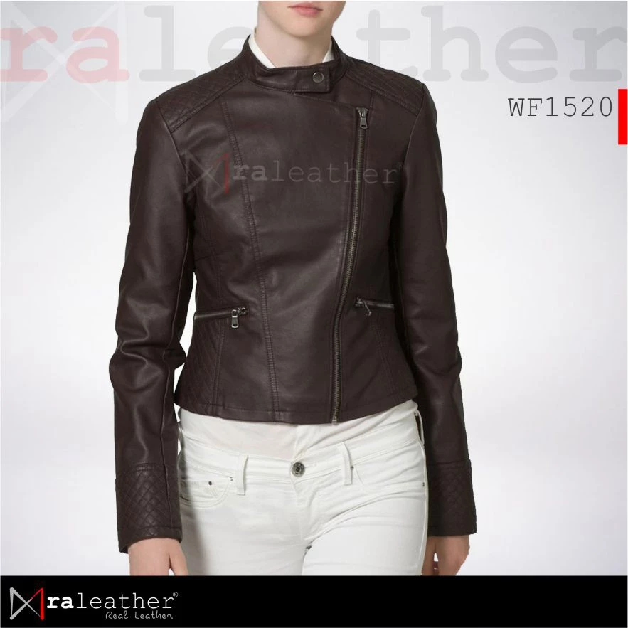 sheepskin-moto-jacket-women-wf1520-style.jpg Slim fit black moto leather jacket for women with modern edgy design