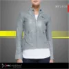 Lightweight sheepskin leather jacket for women in casual everyday style