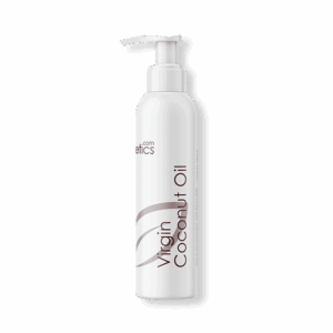 Unrefined coconut oil rich in fatty acids and nutrients